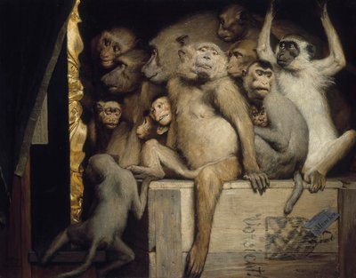 Monkeys as Art Critics by Gabriel von Max